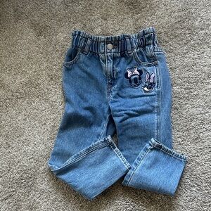 Kids GAP Disney Blue Jeans with Minnie & Daisy Character Patch